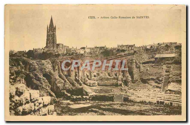 Old Postcard Arenes Gallo Roman Saintes