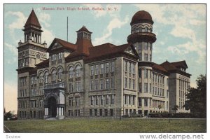 BUFFALO, New York, 1900-1910's; Masten Park High School