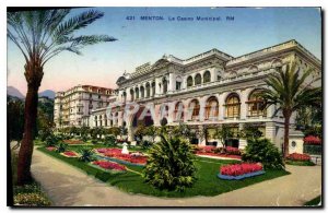 Postcard Old Chin Casino Municipal