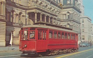 Baltimore MD, Maryland Streetcar Museum - Trolley Test Run at City Hall in 1962