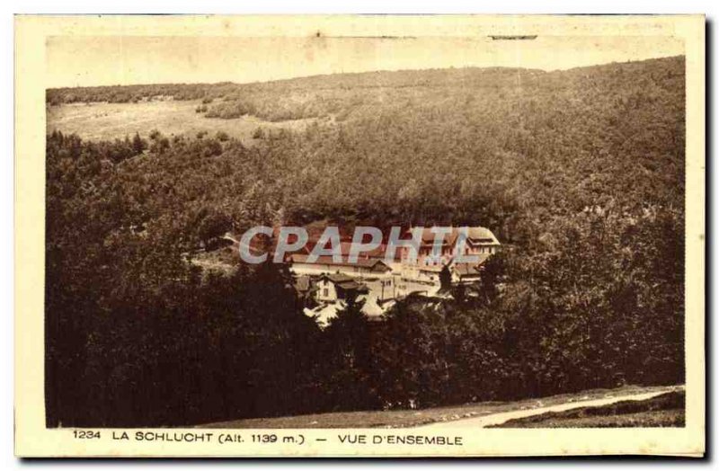 Old Postcard La Schlucht View D Together