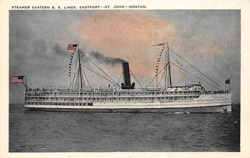 Eastport Eastern Steamship Lines Ship 