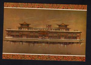 HI Oceania Floating Restaurant Artist Painting Honolulu Hawaii Postcard