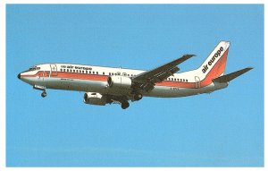 Air Europe Boeing 737 4S3 Airplane Postcard