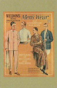 Nostalgia Postcard - Weldon's Home Dressmaker - Men's Wear / Fashion RS22080