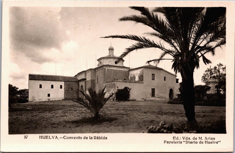 Spain Huelva Convento de la Rábida Vintage RPPC C149