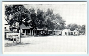 CORBIN, KY Kentucky ~YEARY'S TOURIST COURT~Shell GAS  c1940s  Roadside Postcard