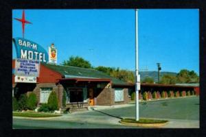 UT View Bar M Motel HEBER CITY UTAH Postcard PC