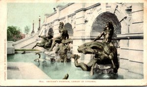 Washington D C Library Of Congress Neptune's Fountain Detroit Publishing