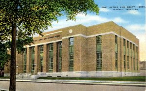 Wausau, Wisconsin - The Post Office and Court House - in the 1940s