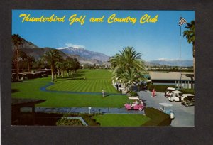 CA Thunmderbird Golf Club Golfing Course Palm Springs California Postcard