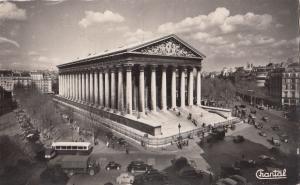 B79868 paris eglise de la madeleine bus car  france front/back image