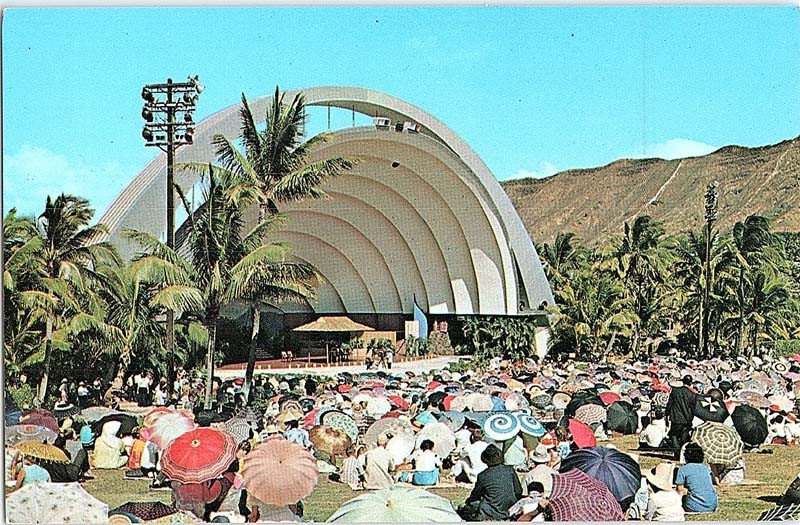 Postcard TOURIST ATTRACTION SCENE Waikiki Hawaii HI AJ2501