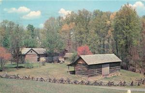 London KY~Levy Jackson Wilderness Road Park~Pioneer Museum~Log Barn~1966 PC