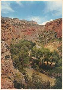 Shell Creek Canyon in Big Horn Forest - Big Horn National Park WY, Wyoming