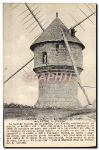 Postcard Old Windmill The mill Guerande devil by & # 39etang of creamer