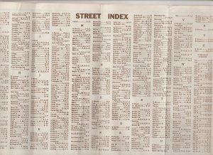 1958 Little Rock Arkansas Map by Rebsamen and East, Inc. Insurance Agency