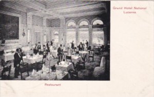 Switzerland Lucerne Grand Hotel National Restaurant