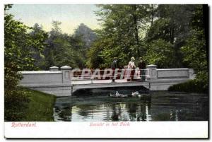 Postcard Old Hef Rotterdam GezichftIn Park