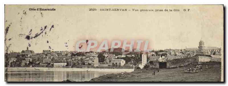 Old Postcard St Servan Vue Generale de la Cite Jack