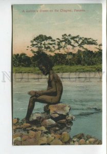 438922 PANAMA maidens dream on Chagres nude boy Vintage postcard