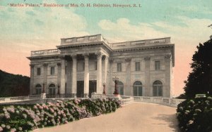 Vintage Postcard 1911 Marble Palace Residence Of Mrs. O.H.Belmont Newport RI