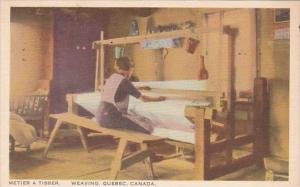 Canada Quebec Weaving 1946