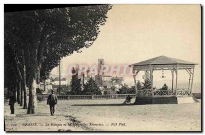 Old Postcard Grasse Kiosk and new terraces