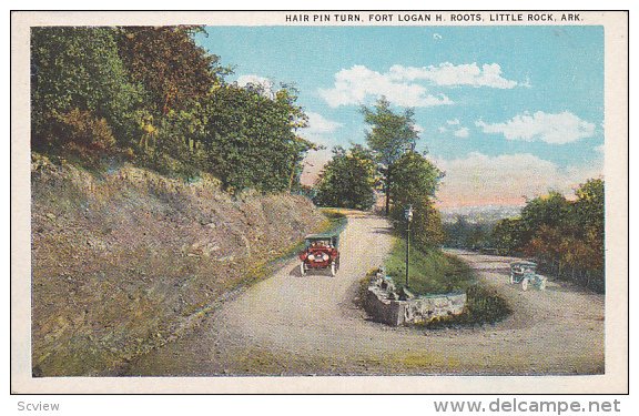 Hair Pin Turn, Fort Logan H. Roots, Little Rock, Arkansas, 10-20s