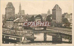 Postcard Old Strasbourg Les Vieilles Tours to Covered Bridges