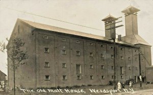 Weedsport NY The Old Malt House Real Photo Postcard