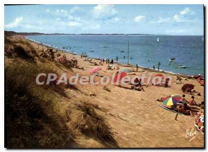 Postcard Modern Ile D'Oleron The Beach Of Foulerot Gautrelle