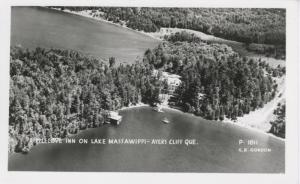 Ripplecove Inn on Lake Massawippi ~ Ayers Cliff Quebec QB ~ Gordon RPPC Postcard