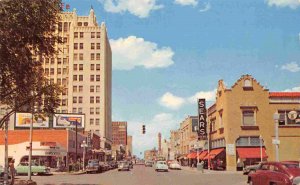 Polk Street Sears Store Amarillo Texas 1950s postcard