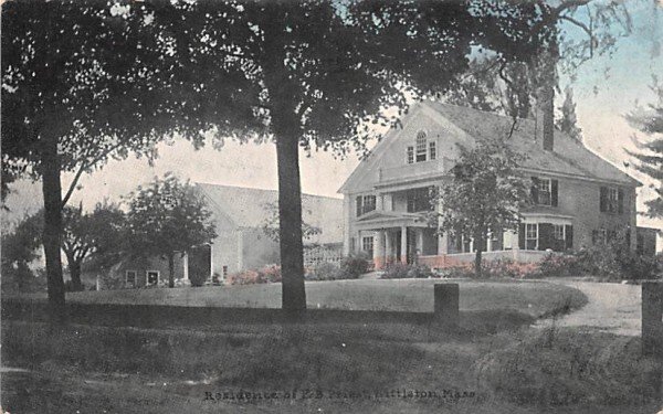 Residence of F. B. Priest in Littleton, Massachusetts