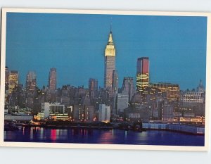 Postcard New York City Water Front Skyline New York City New York USA