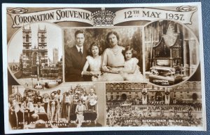 Mint England Picture Postcard PPC King George VI Coronation Souvenir