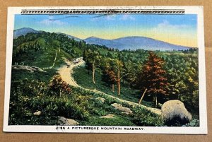 POSTCARD 1993 USED - A PICTURESQUE MOUNTAIN ROADWAY