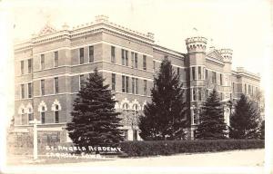 Carroll Iowa St Angela Academy Real Photo Antique Postcard K82448