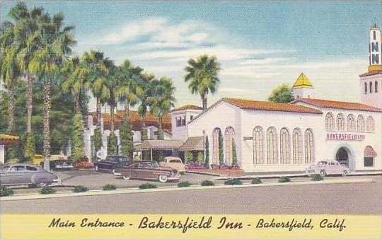 California Bakersfield Main Entrance Bakersfield Inn