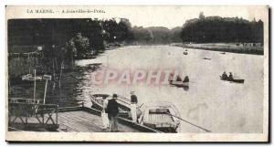 Old Postcard The Marne Joinville le pont