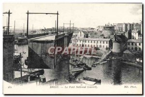 Old Postcard Brest National Bridge