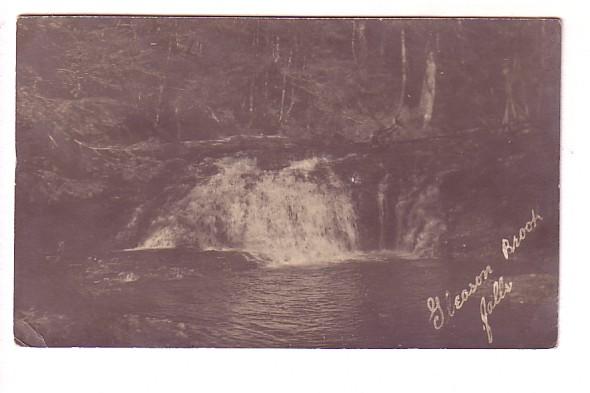Real Photo, Gleason Brook Falls, Musquodoboit, Nova Scotia, Photo by MacDonald