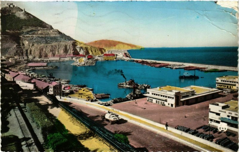 CPM AK ALGERIE-Oran-Le Port et la Montagne de Santa Cruz (328260)