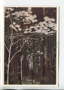 469044 USSR 1967 year Mechev north forest rowan postcard