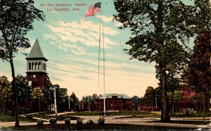 Indiana Lafayette Scene At The Soldiers Home 1911