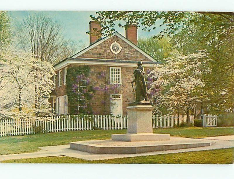 Postcard Valley Forge Shrine Washingtons Headquarters Pennsylvania # 129