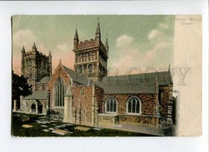 289572 UK Dorset Wimborne Minster Vintage 1906 year RPPC