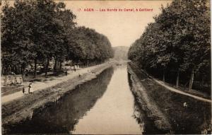 CPA AGEN - Les Bords du Canal - a Gaillard (638637)