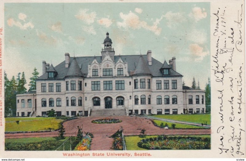 SEATTLE , Washington , 1906 ; Washington State University